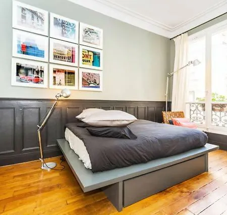 Large & Bright Apartment, Paris, Montmartre-opera, Picturesque Rue Des Martyrs Hotell Paris
